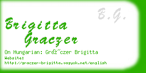 brigitta graczer business card